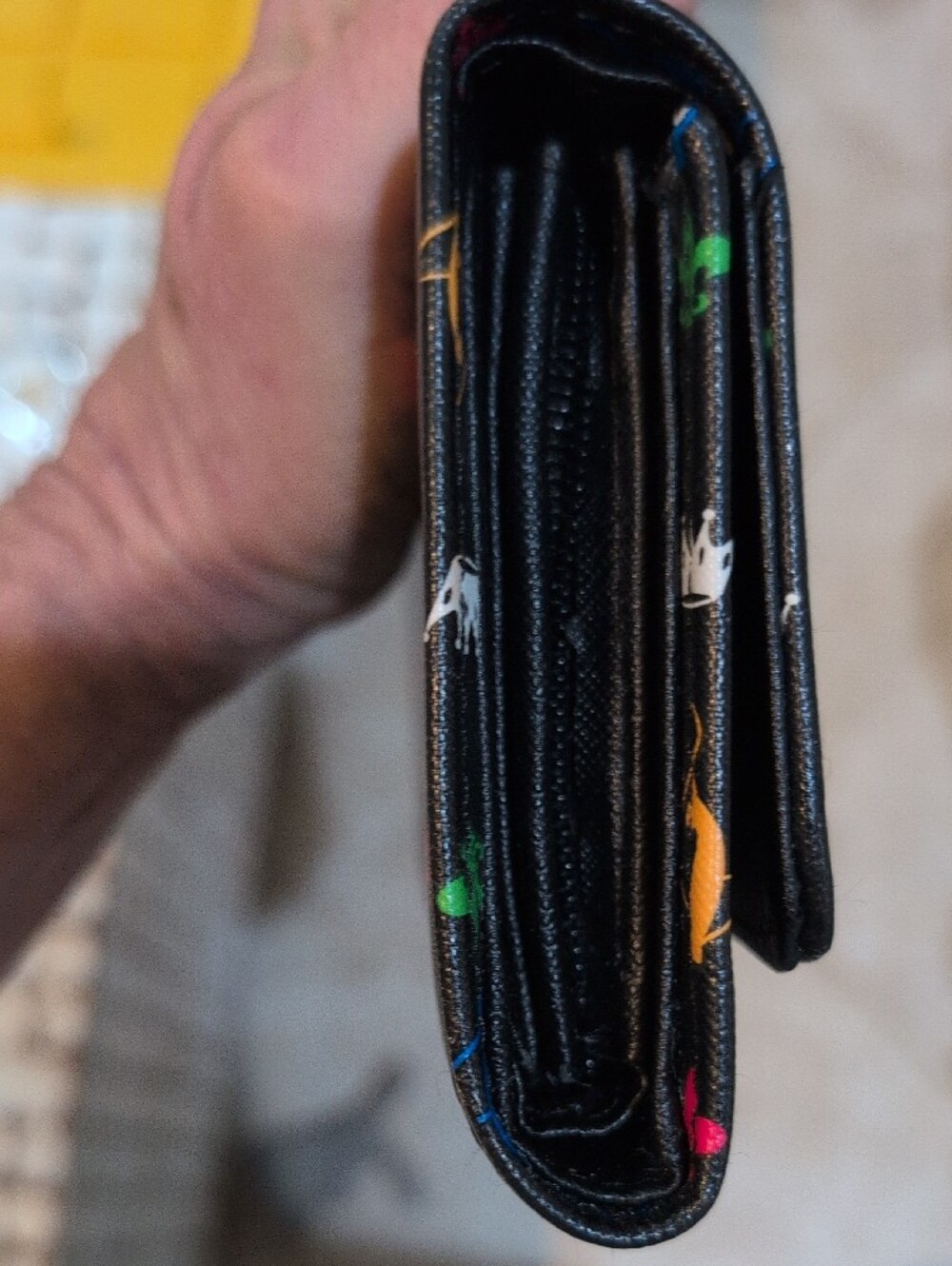 Baby Phat Black Wallet with Multicolor Logo Accents Y2K Era - Picture 14 of 14